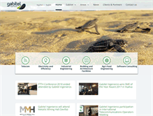 Tablet Screenshot of gabitelingenieros.com